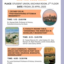Program for the "From Istanbul to the Mediterranean and the Suez Canal" Event