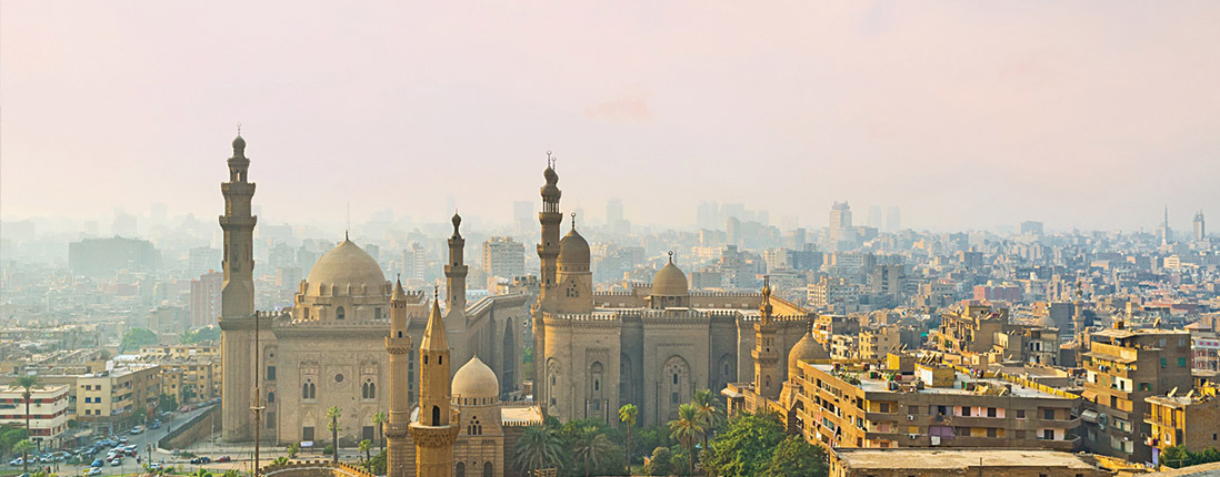 Beautiful landscape of Cairo, Egypt.