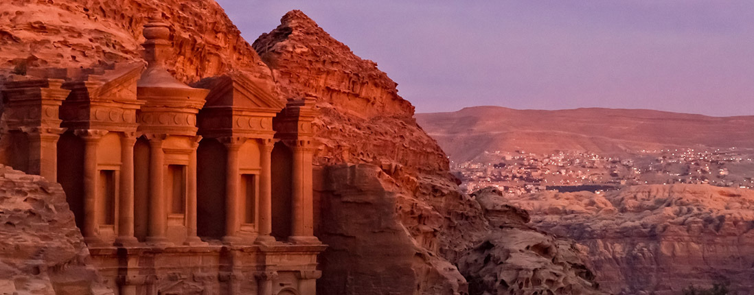 Ancient temple outside of Jordan's imperial capital.