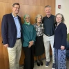 Ann Z. Kerr-Adams and Steve Kerr with MENAS Faculty