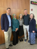 Ann Z. Kerr-Adams and Steve Kerr with MENAS Faculty